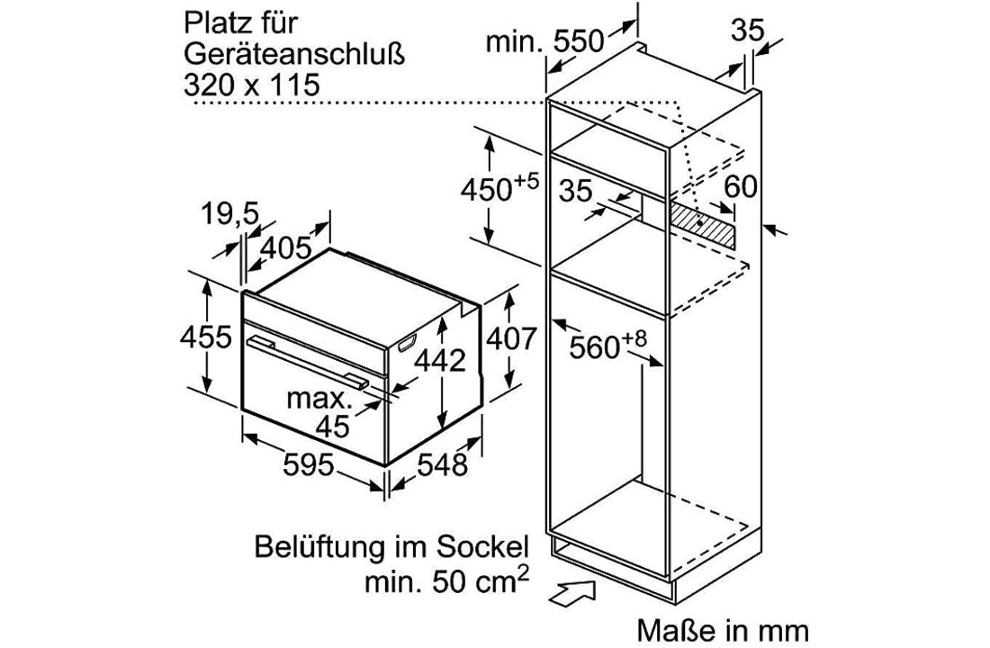Siemens CB634GBS3 - Combi oven