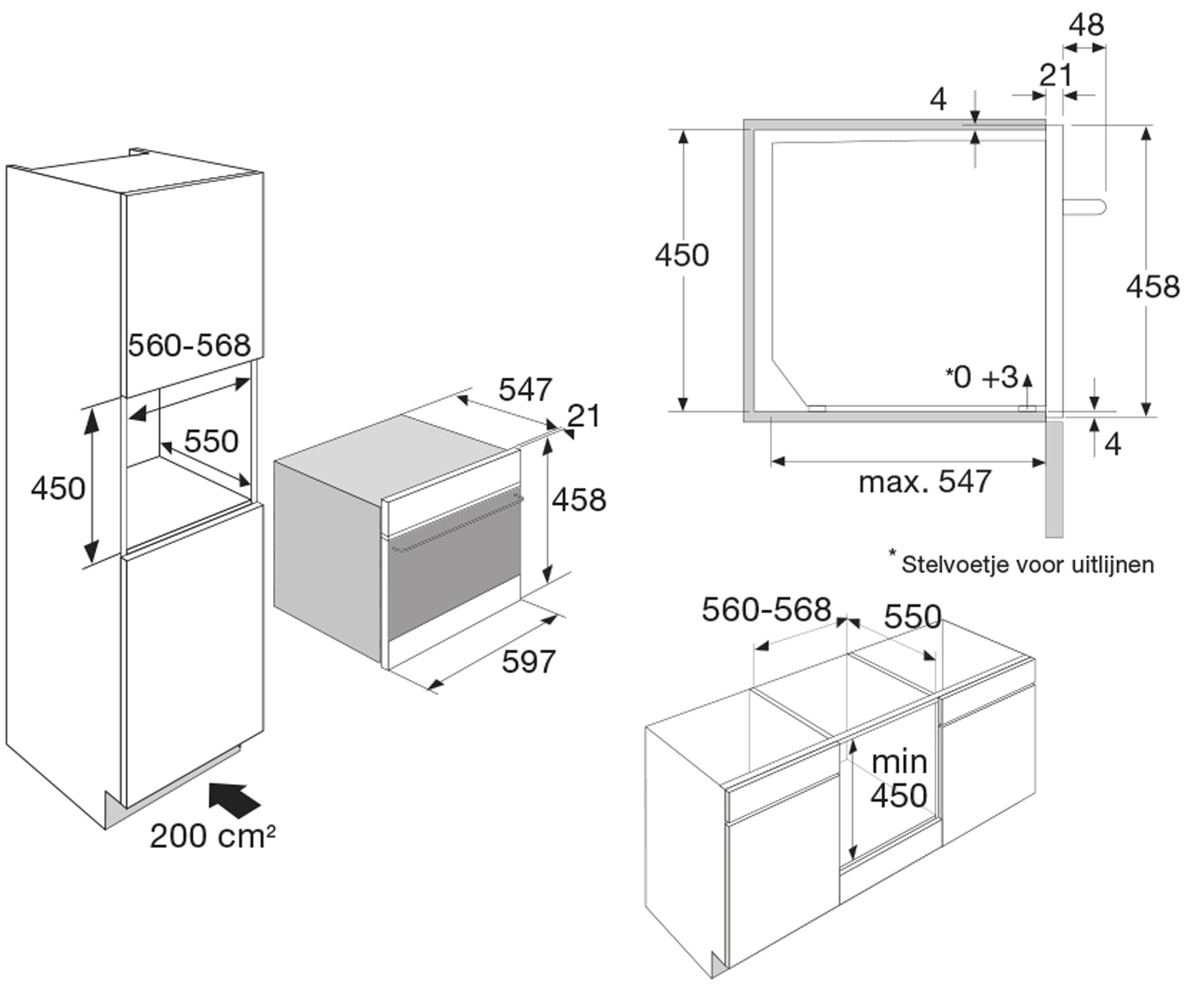 ATAG BCM4692C - inbouw combi oven hydrolytisch.
