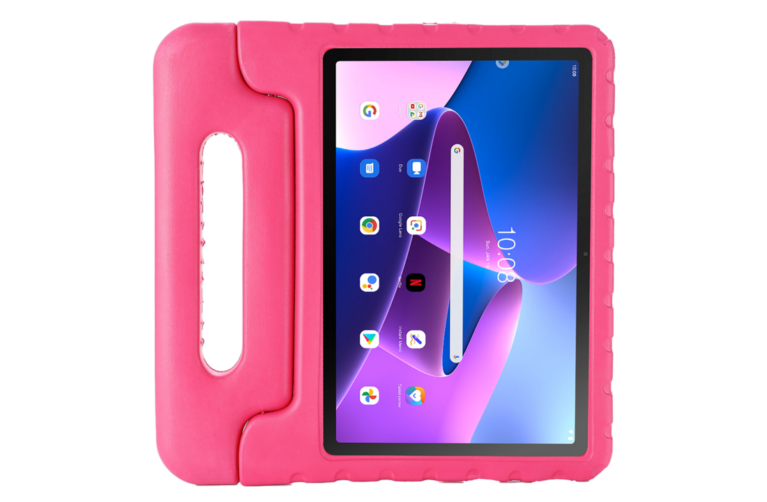 Just in Case Lenovo Tab M10 Gen 3 Classic Kids Case Roze - Beschermhoes