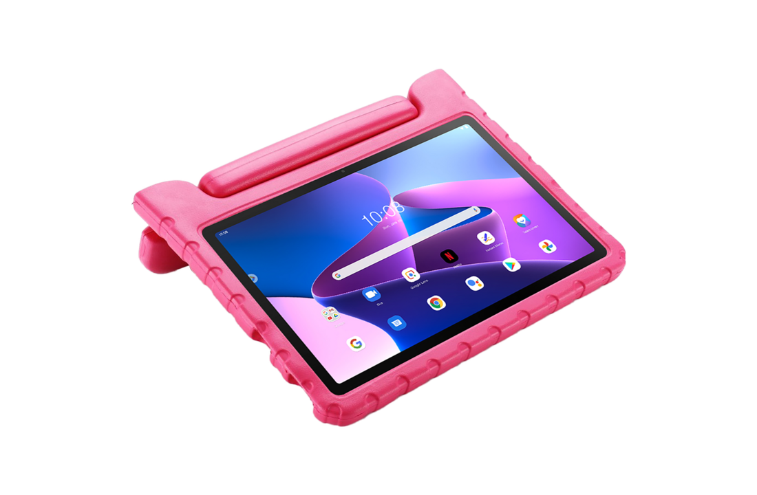 Just in Case Lenovo Tab M10 Gen 3 Classic Kids Case Roze - Beschermhoes