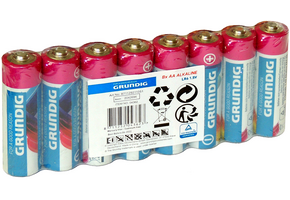 Grundig 8-pack 2100mah Alkaline AA Batterijen