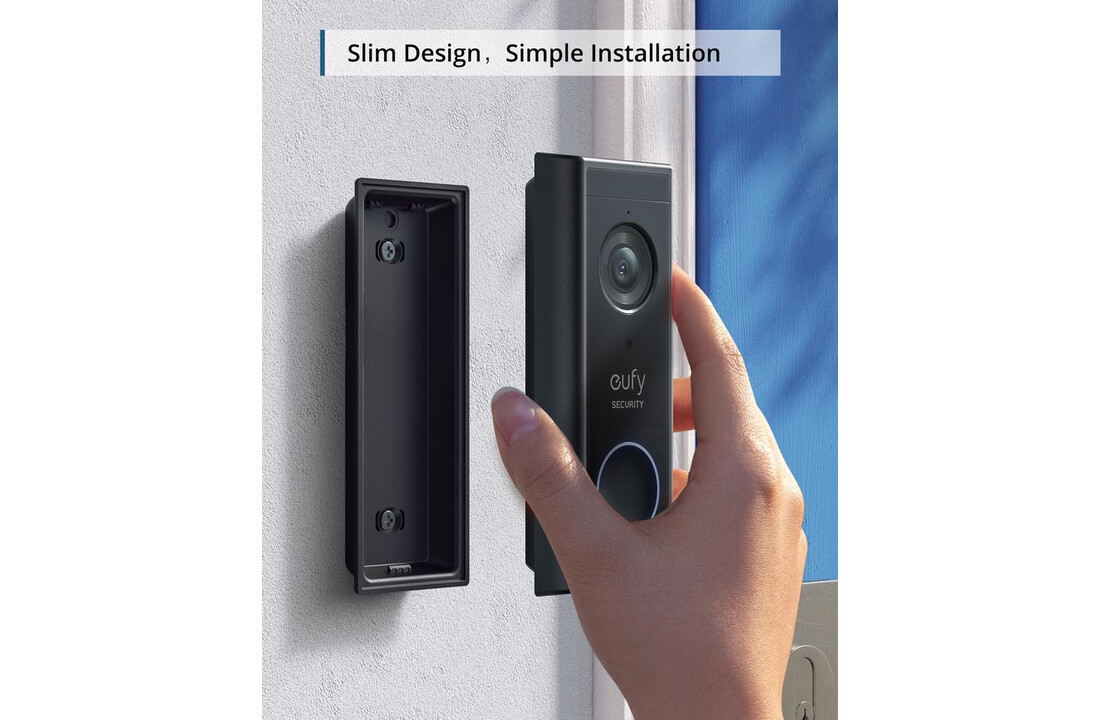 Eufy Video Doorbell Battery Slim + Chime - Deurbel