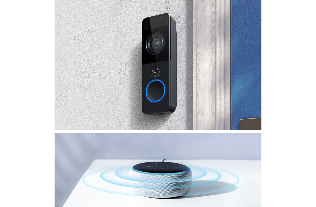 Eufy Video Doorbell Battery Slim + Chime - Deurbel