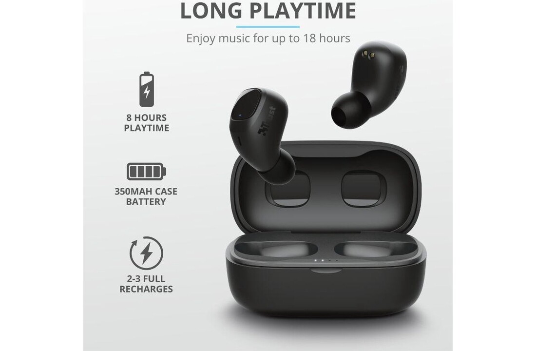 Trust Nika Compact - Draadloze oordopjes