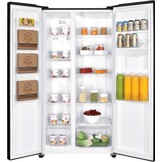 Exquisit SBS239-WS-EB - Amerikaanse koelkast.