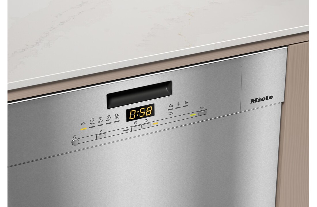 Miele G 5632 SCU CleanSteel - onderbouw vaatwasser.