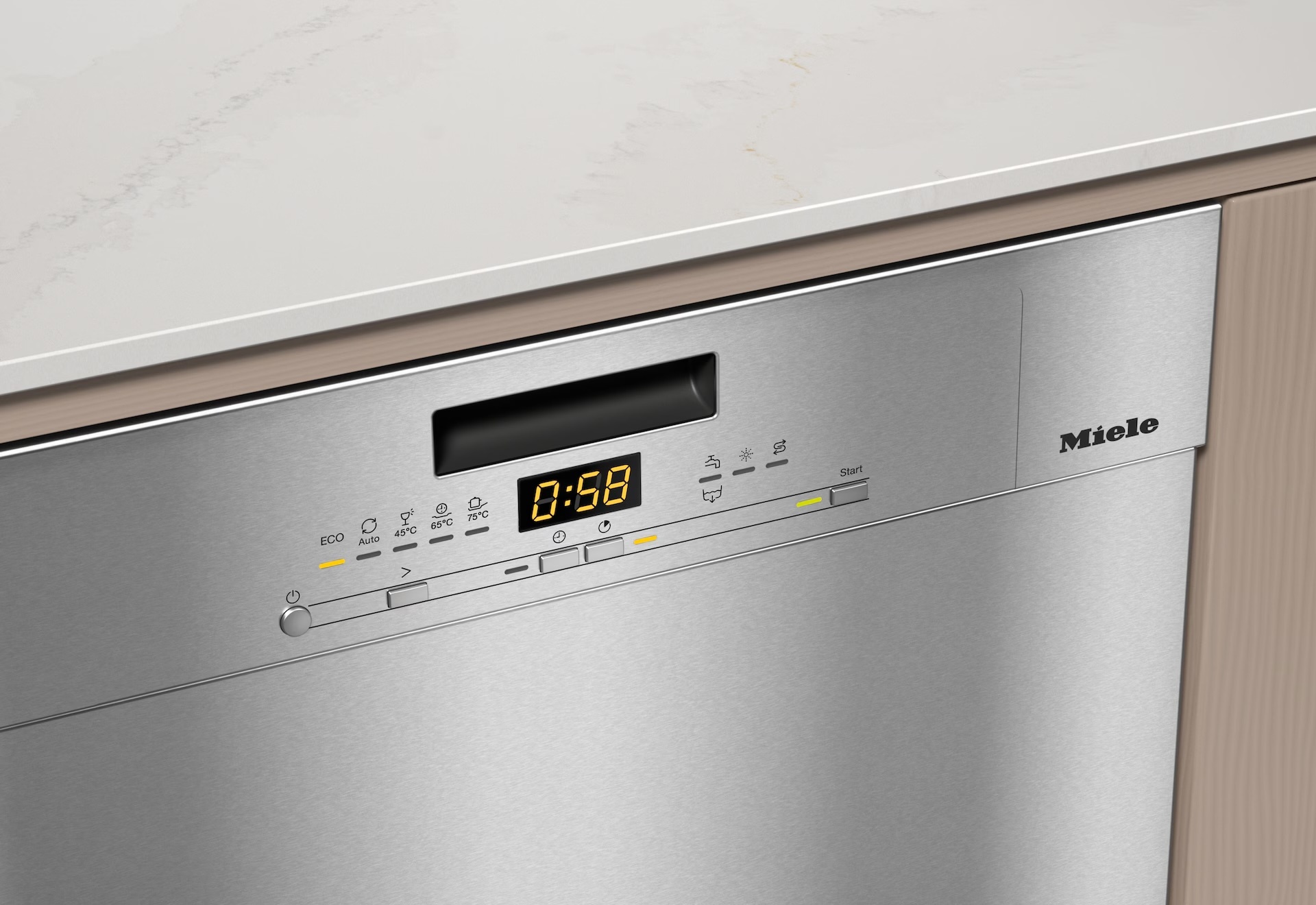 Miele G 5632 SCU CleanSteel - onderbouw vaatwasser.
