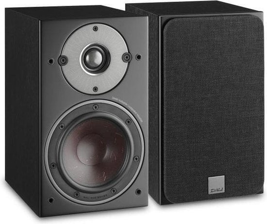 Dali Oberon 1 Zwart - Boekenplank speaker
