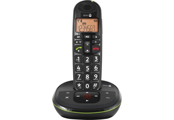 Doro PhoneEasy 105wr Zwart - Dect telefoon