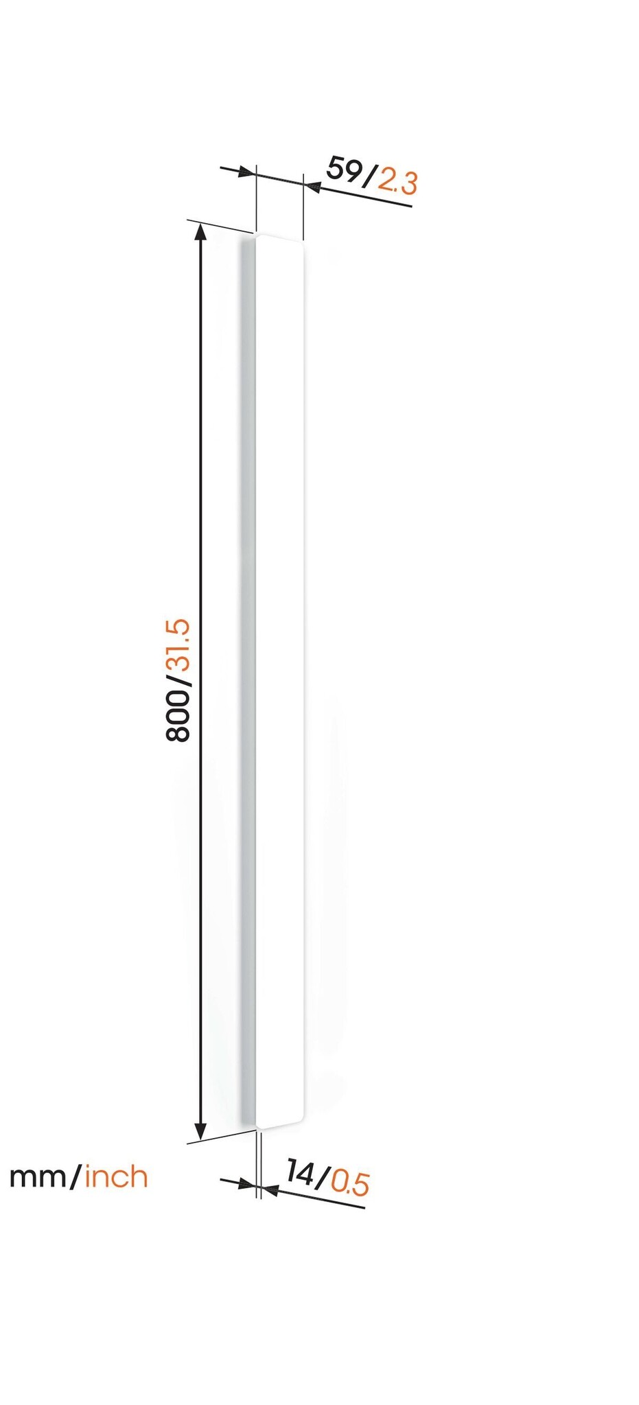 Vogel's TVA 6000 Kabelgoot (80cm) - Kabelgoot