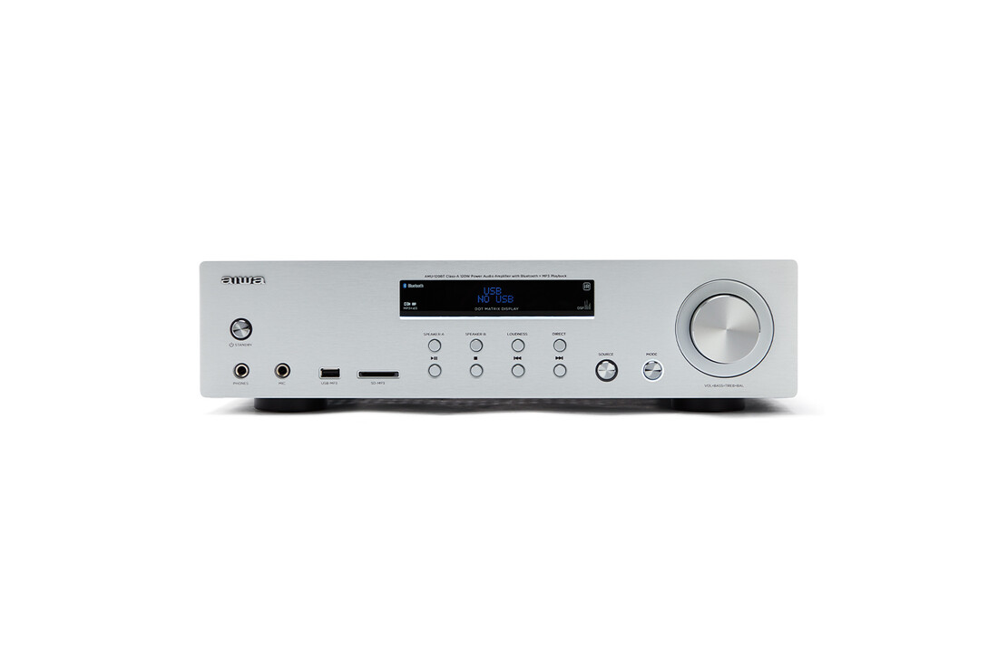 Aiwa AMU-120BTSL Zilver - Versterker