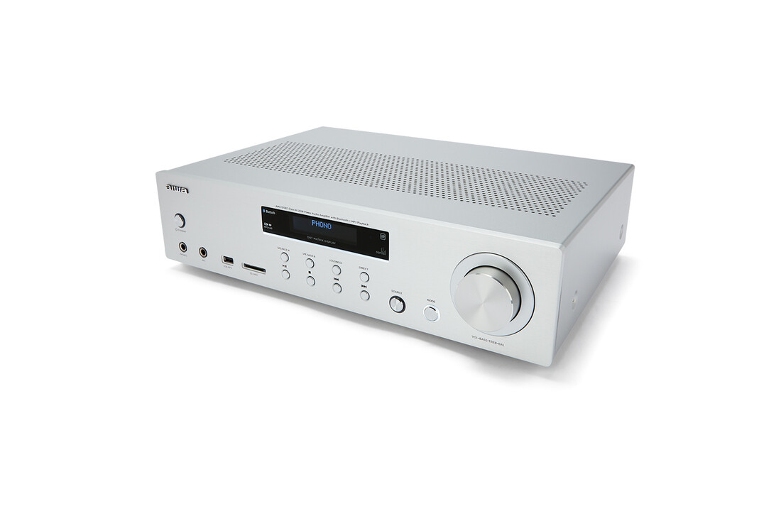 Aiwa AMU-120BTSL Zilver - Versterker