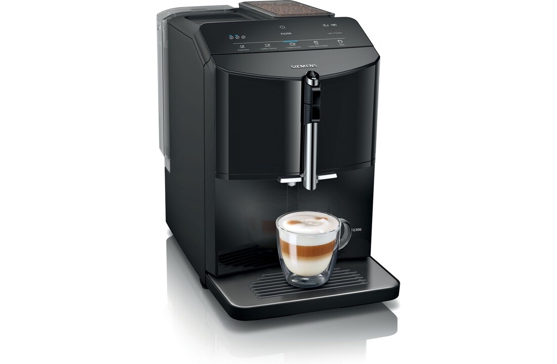 Siemens EQ300 TF301E09 Piano Black - Koffiemachine