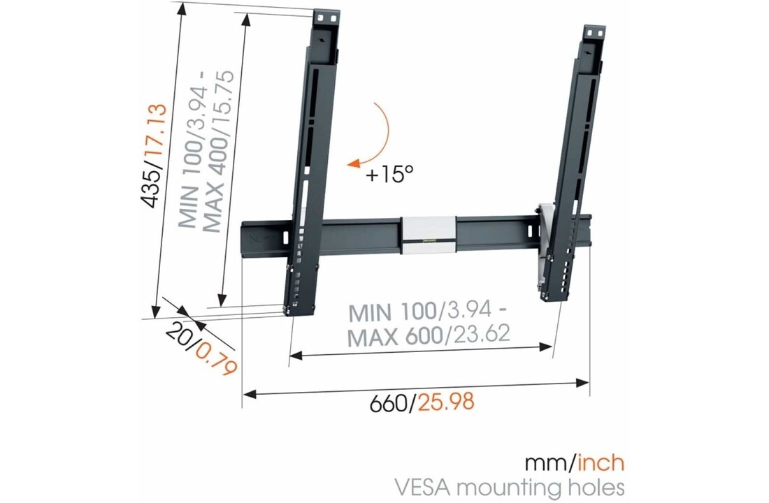 Vogel's THIN 515 - TV muurbeugel