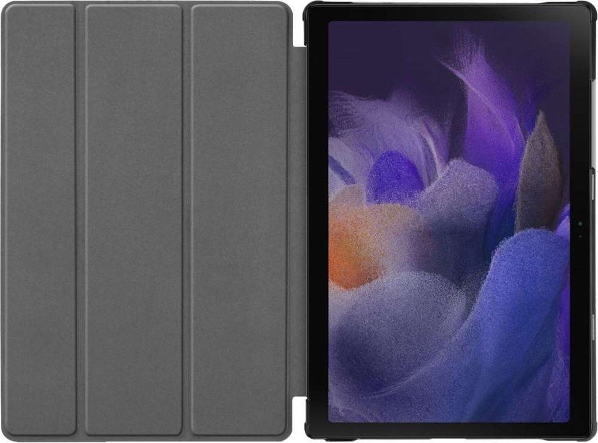 Just in Case Smart Tri-Fold Case - Samsung Galaxy Tab A8 - Blauw - Beschermhoes
