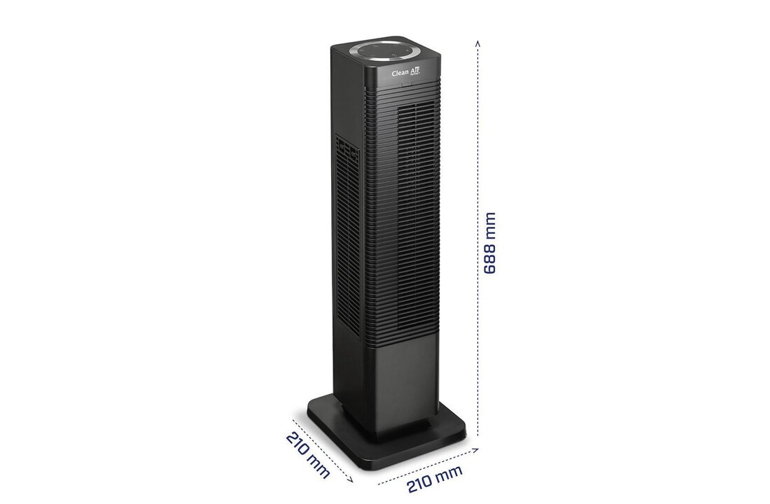 Clean Air Optima CA904B Hot & Cool Zwart - Staande ventilator