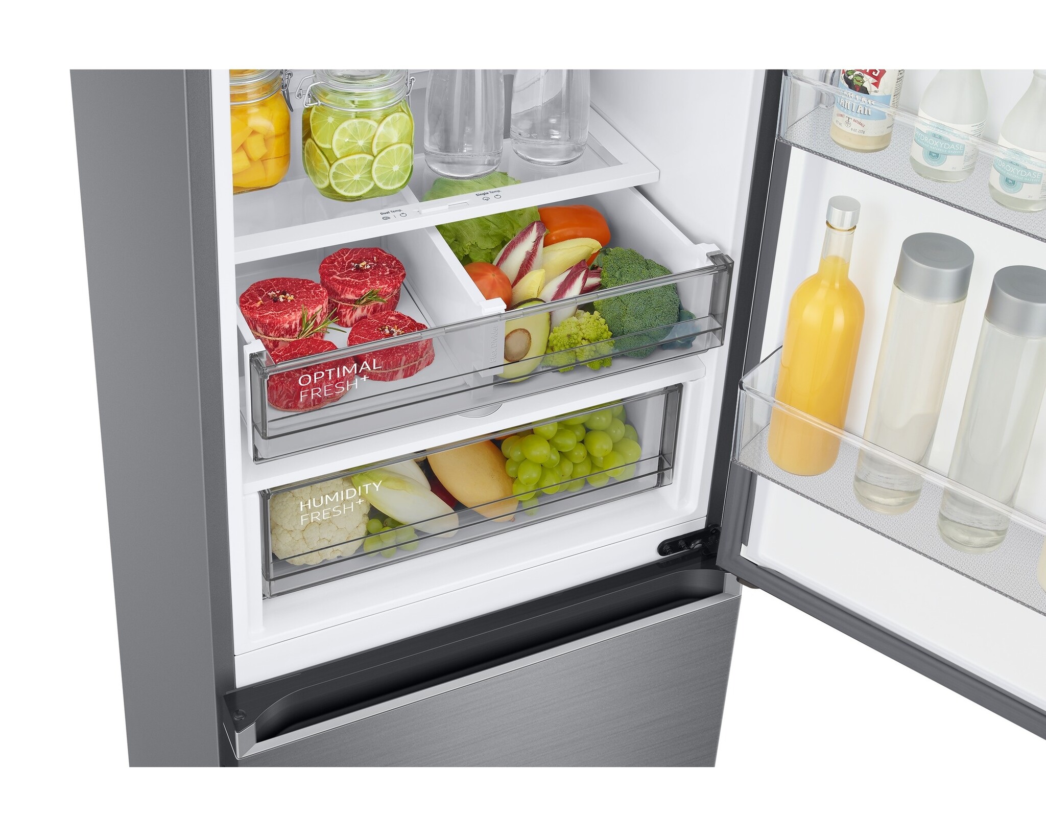 Samsung RB38C776ASR/EF WiFi - Koel-vriescombinatie.