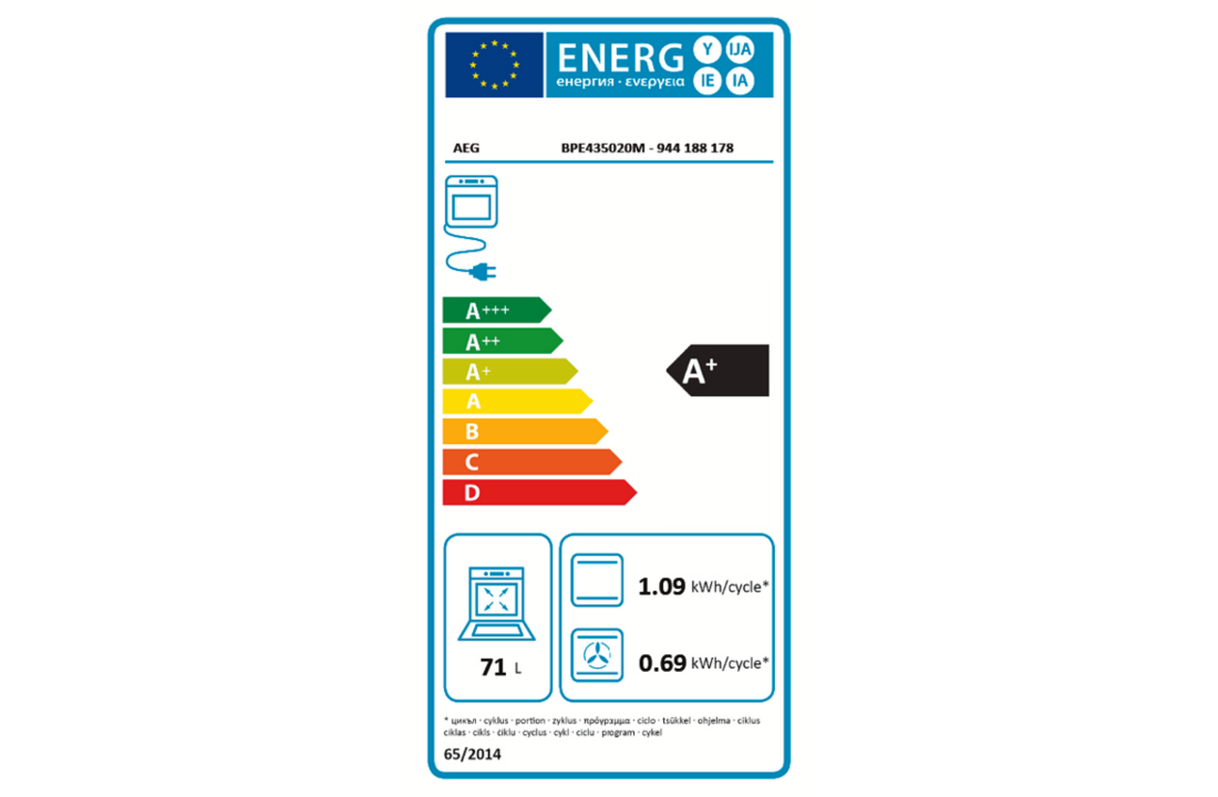 AEG BPE435020M SurroundCook - Inbouw oven