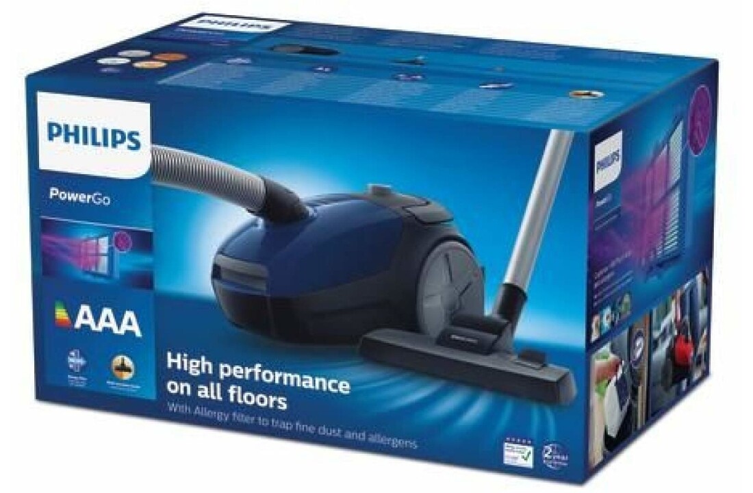 Philips FC8240/09 PowerGo - Stofzuiger met zak