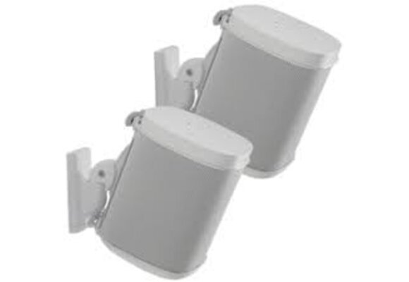 Sanus Speaker Wandsteun - Sonos ONE-PLAY:1 Pair - White - Muurbeugel