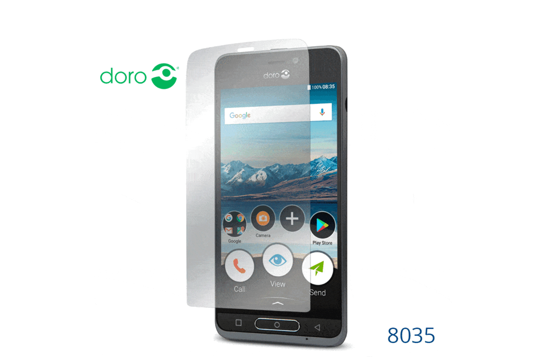 Doro 8035 Tempered Glass - Screenprotector