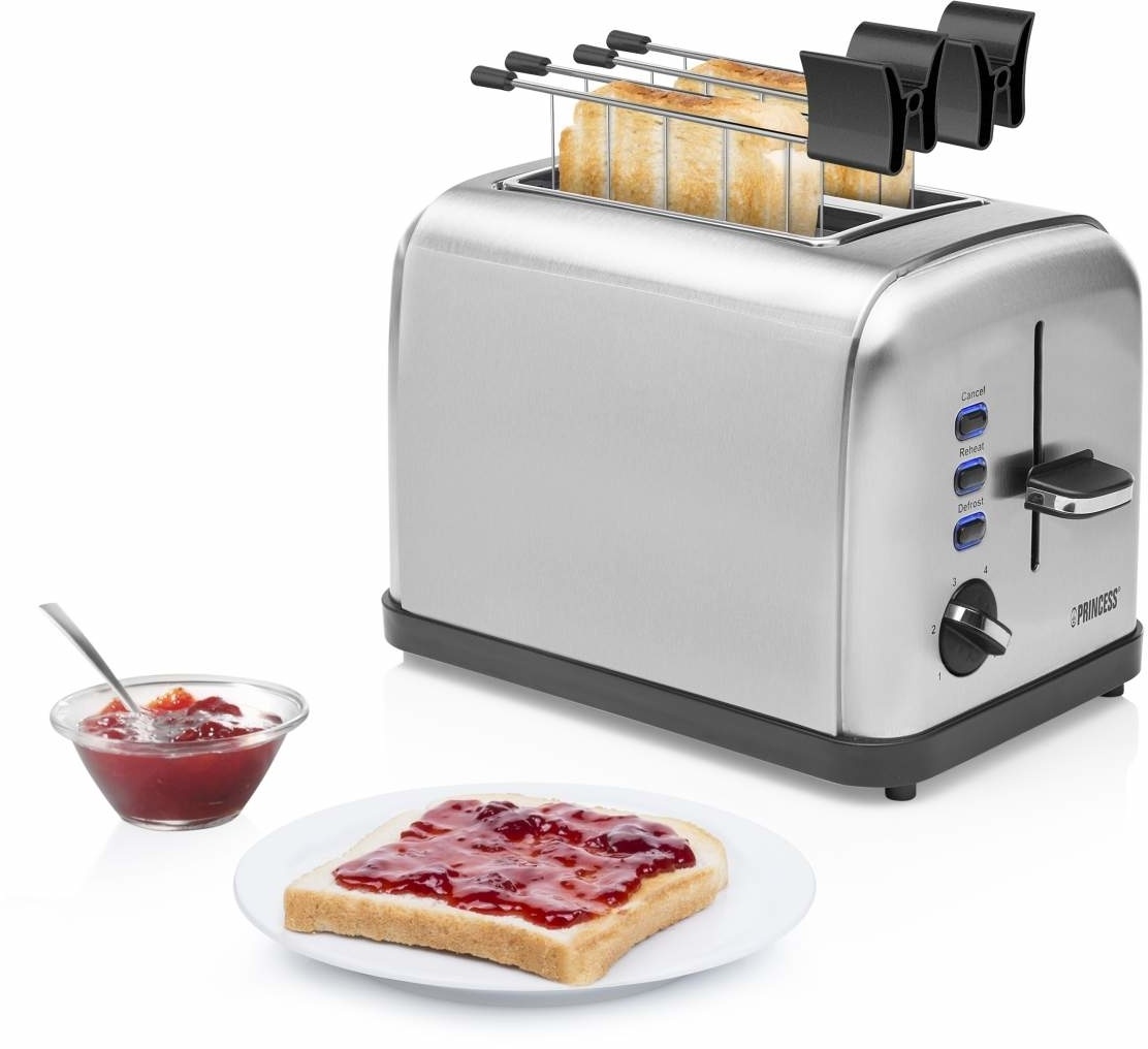 Princess 142354 Toaster Steel Style 2 - Broodrooster