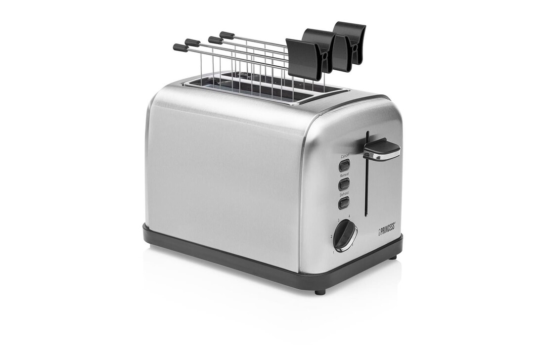 Princess 142354 Toaster Steel Style 2 - Broodrooster
