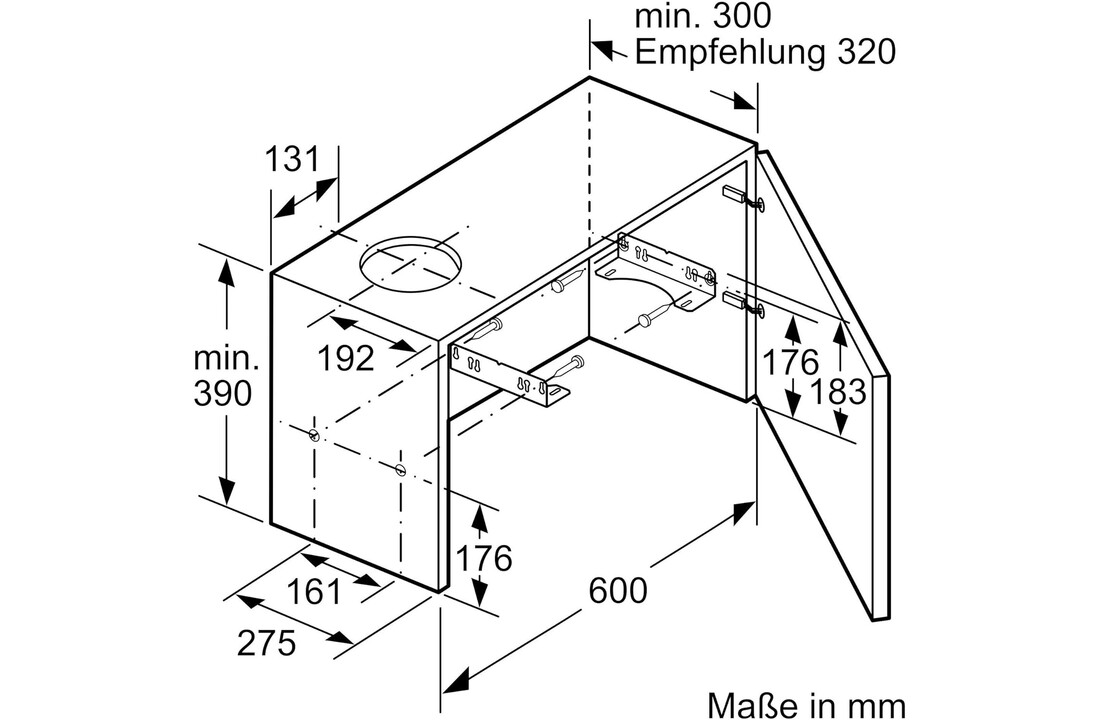 Bosch DFL064A52 - Vlakscherm afzuigkap