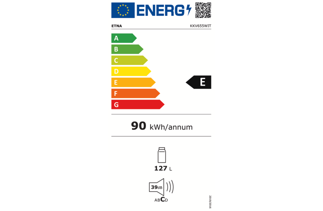 ETNA KKV655WIT - Tafelmodel koelkast