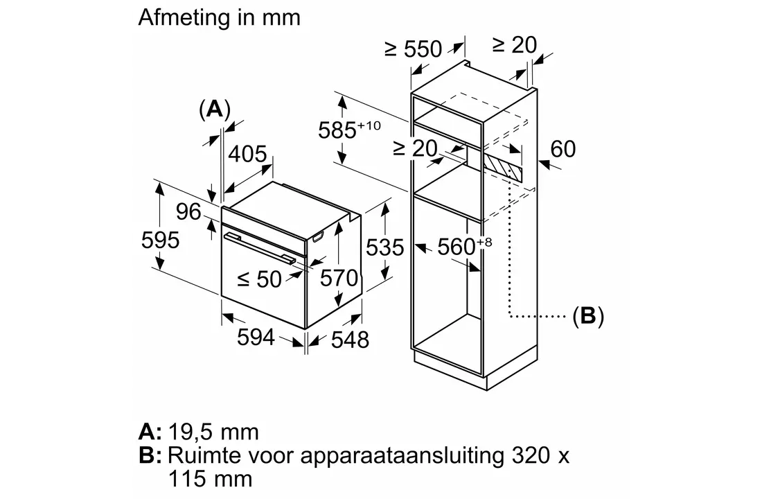 Bosch HBA3140B4 EXCLUSIV - Inbouw oven.