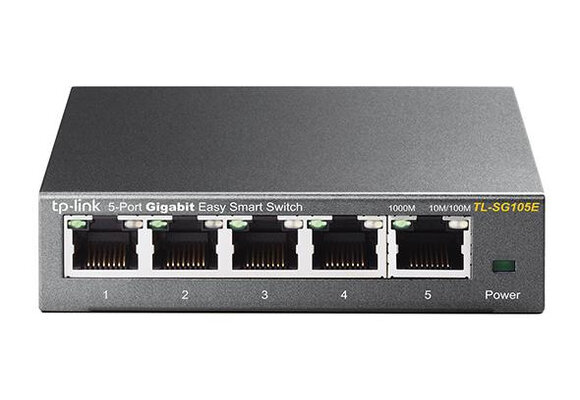 TP-Link TL-SG105E 5-poorts Gigabit Easy Smart - Netwerk switch