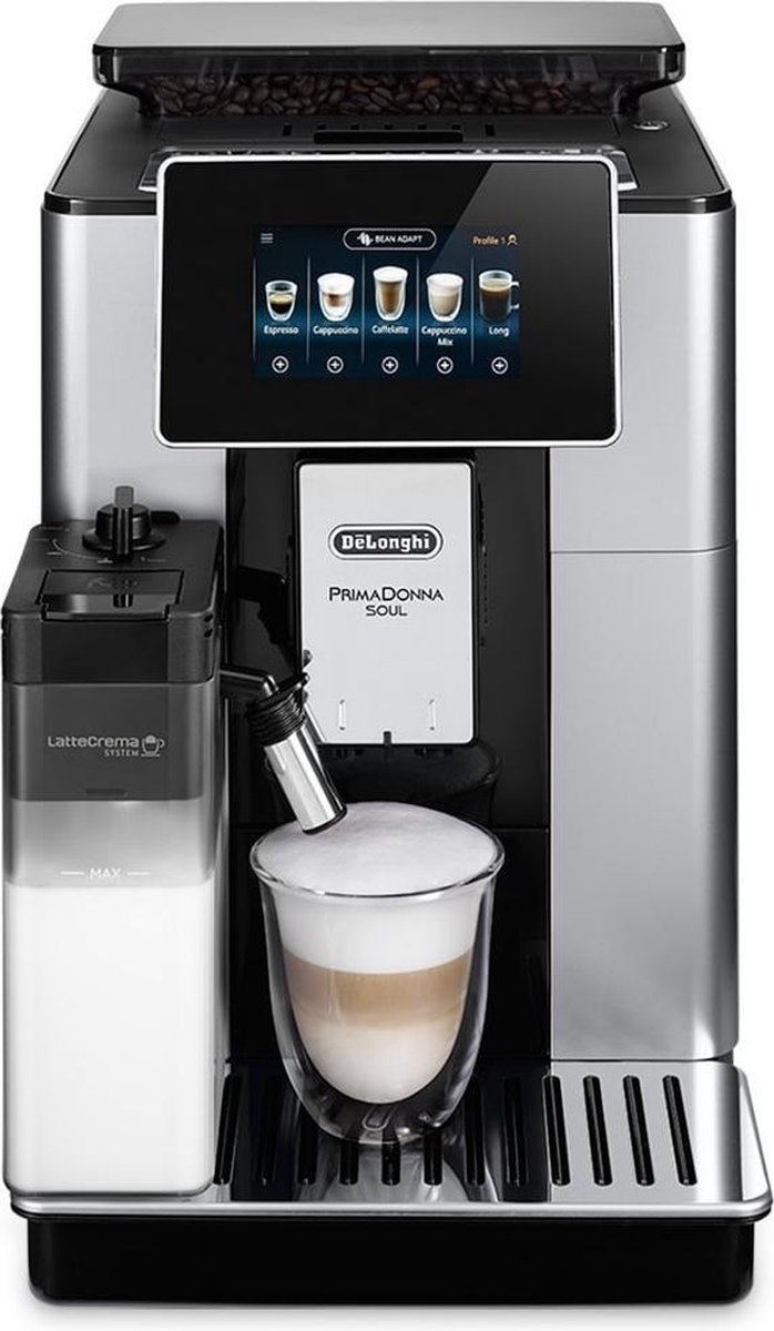 De'Longhi PrimaDonna Soul ECAM610.55.SB - Koffiemachine