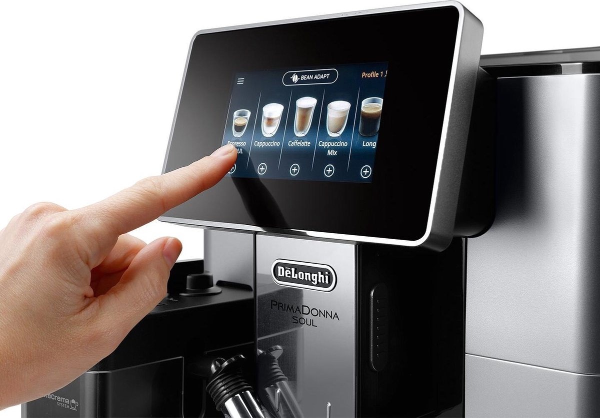 De'Longhi PrimaDonna Soul ECAM610.55.SB - Koffiemachine