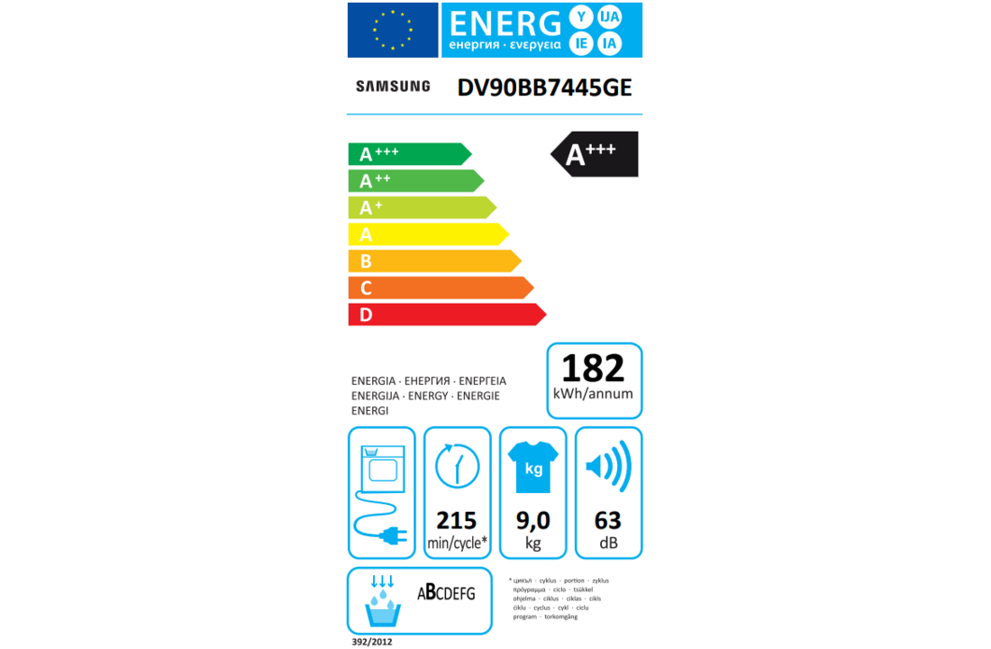Samsung DV90BB7445GE Bespoke - Warmtepompdroger