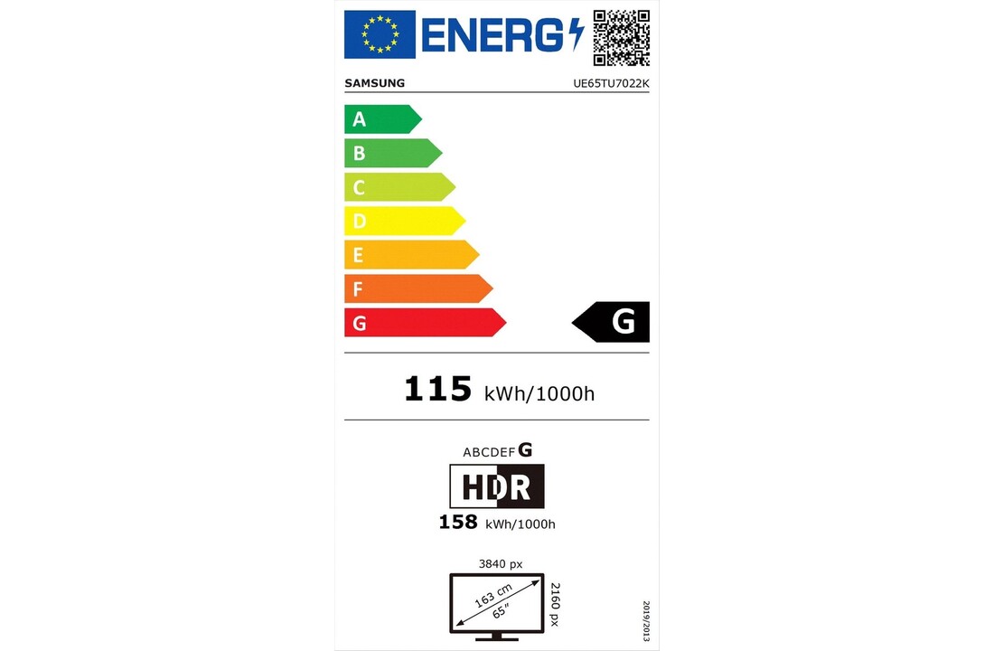 Samsung Crystal UHD 4K 65TU7022 (2020) - LED TV