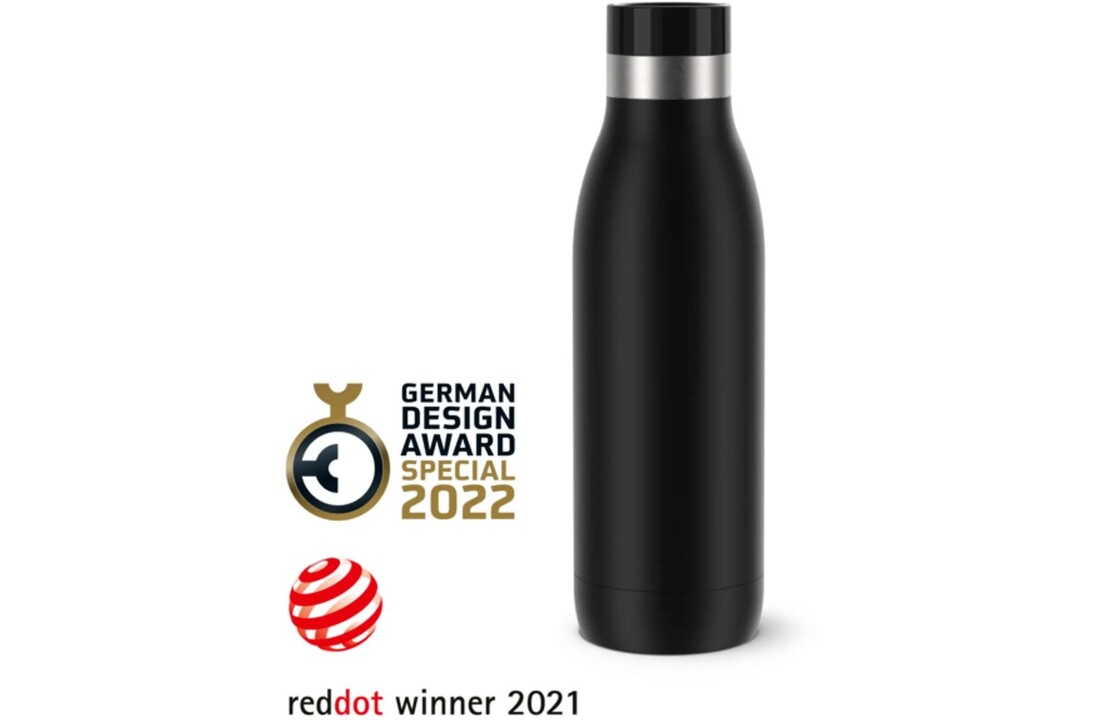 Tefal Bludrop Basic 0,5L RVS/Zwart - Drinkfles