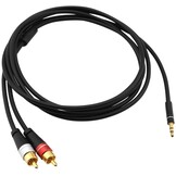 Oehlbach D1C33191 SL Audiokabel 3.5mm 2x RCA 2,0M Zwart