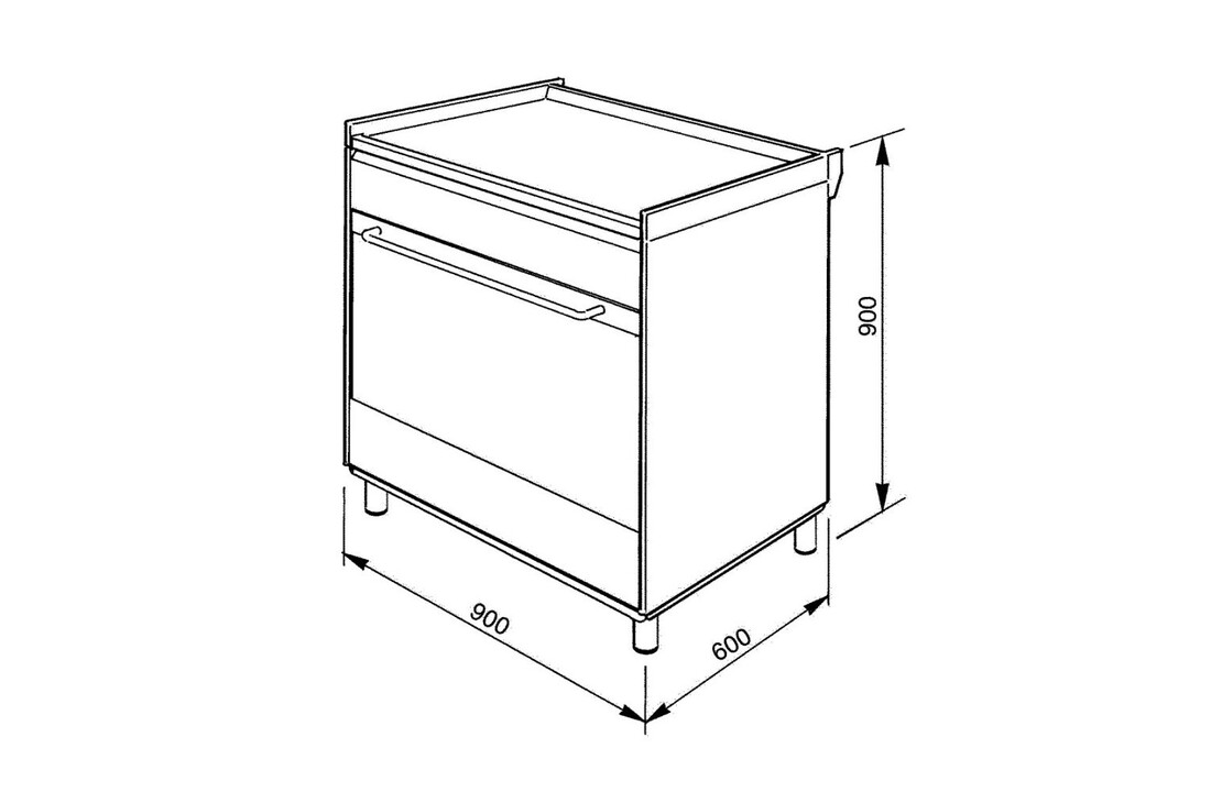SMEG CG90IX9-1 - Inductiefornuis