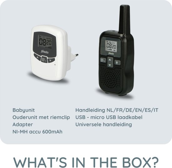 Alecto DBX80BK - Babyfoon