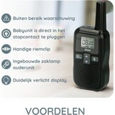 Alecto DBX80BK - Babyfoon