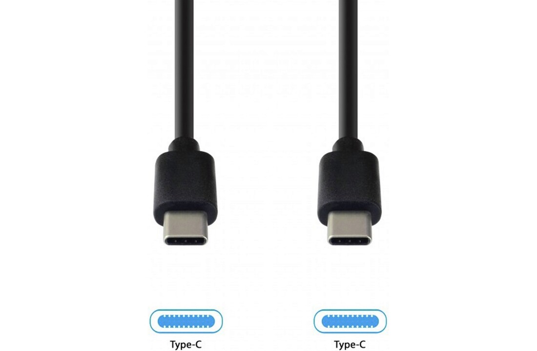 Grab 'n Go USB-C kabel Zwart 2 meter