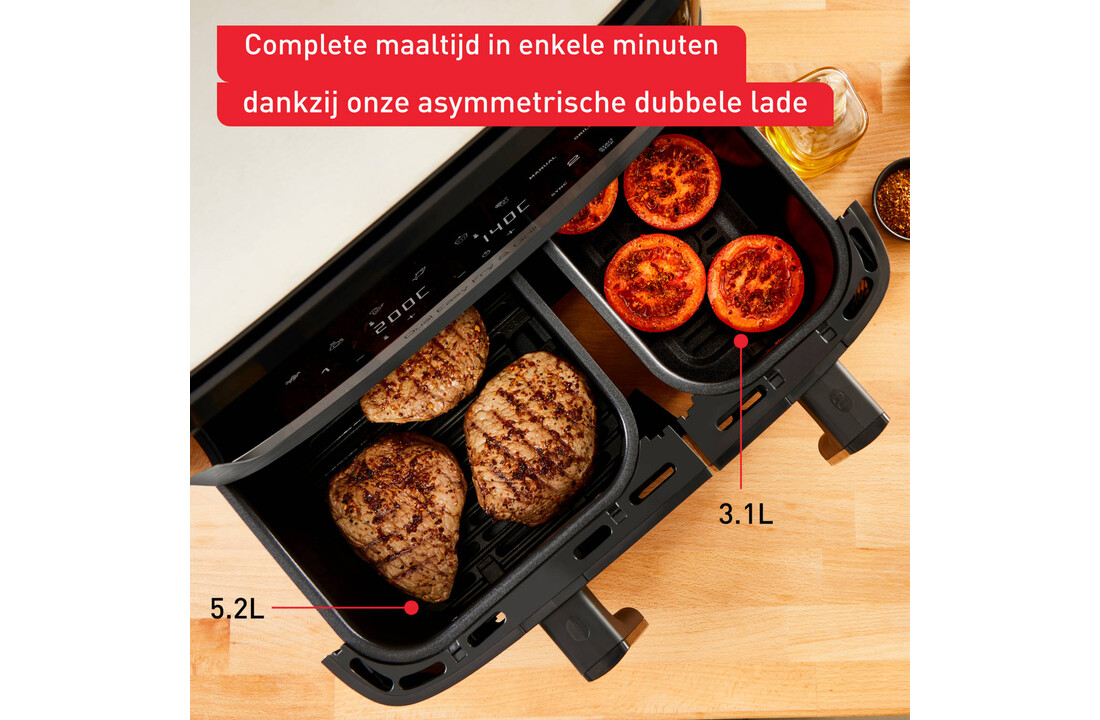 Tefal Easy Fry & Grill Dual EY905D 8.3L XXL - Hetelucht friteuse