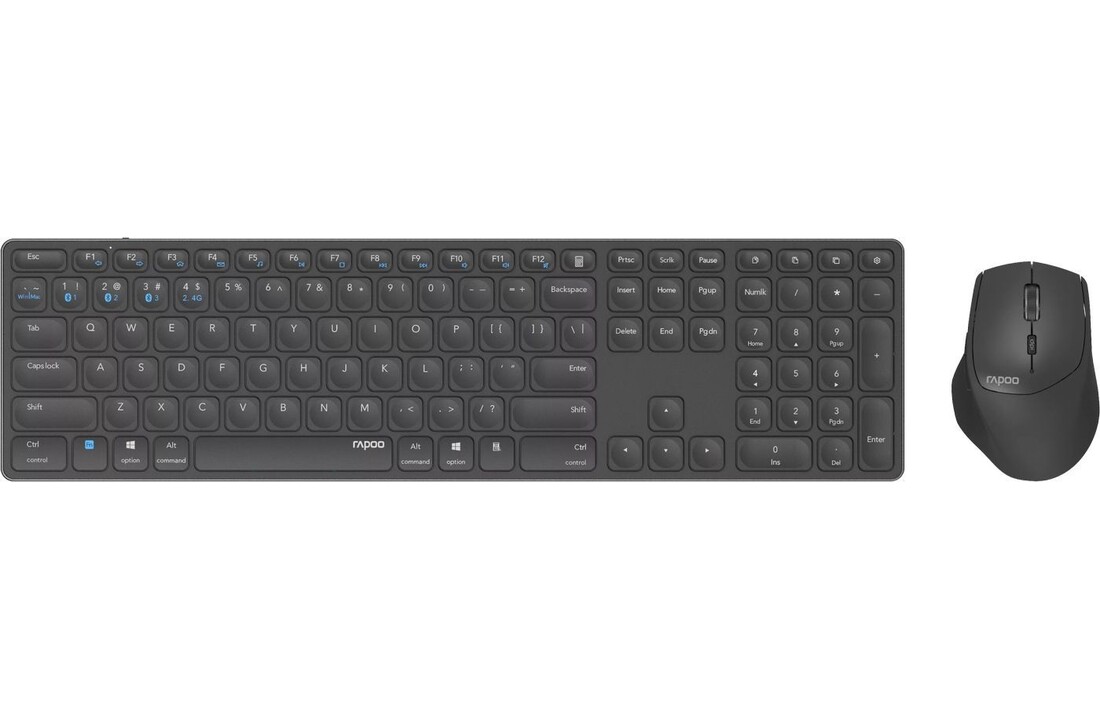 Rapoo Blade 9800M - Toetsenbord + muis set