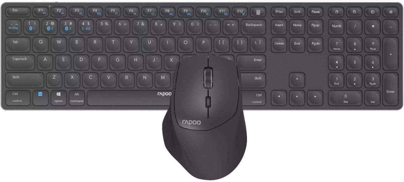 Rapoo Blade 9800M - Toetsenbord + muis set