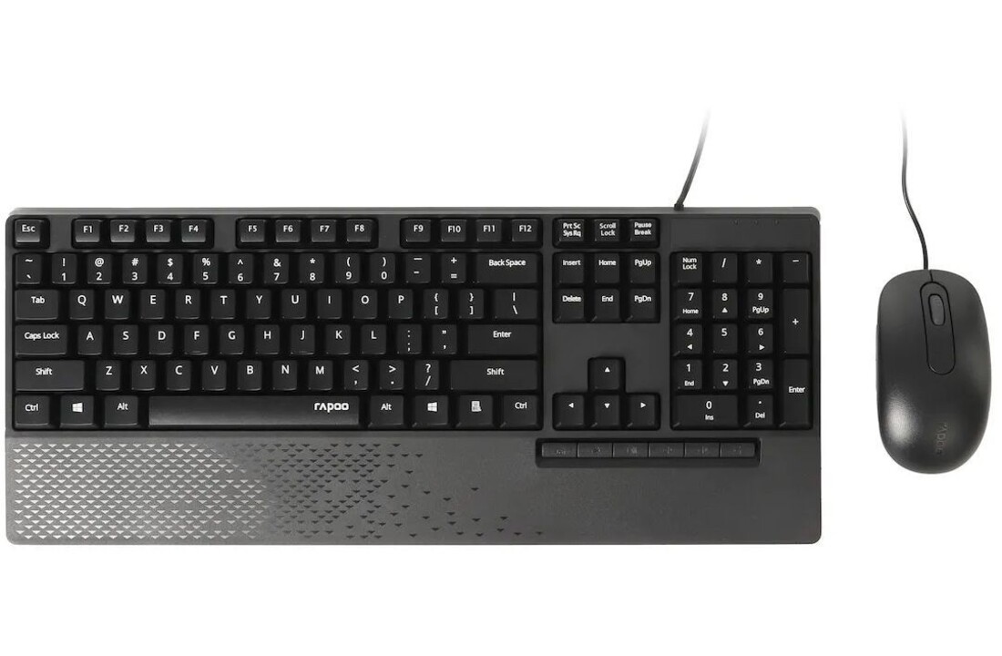 Rapoo Wired Combo NX2000 - Toetsenbord + muis set