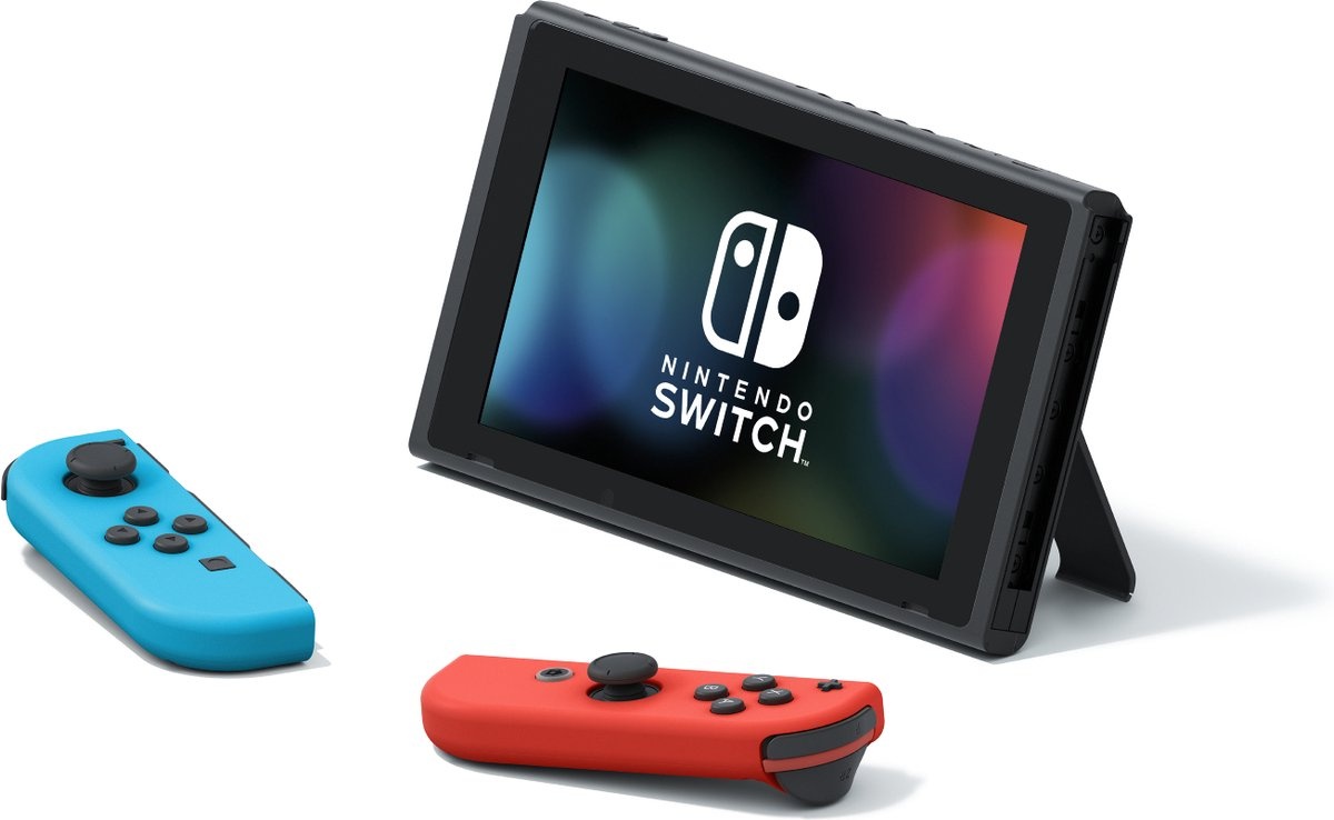 Nintendo Switch Rood/Blauw + Switch Sports + 12 maanden Nintendo Switch Online - Console
