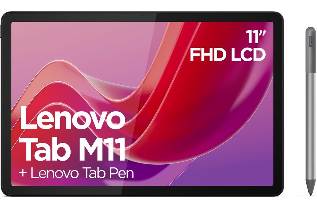 Lenovo Tab M11 128GB Grijs (ZADA0314SE) - Tablet