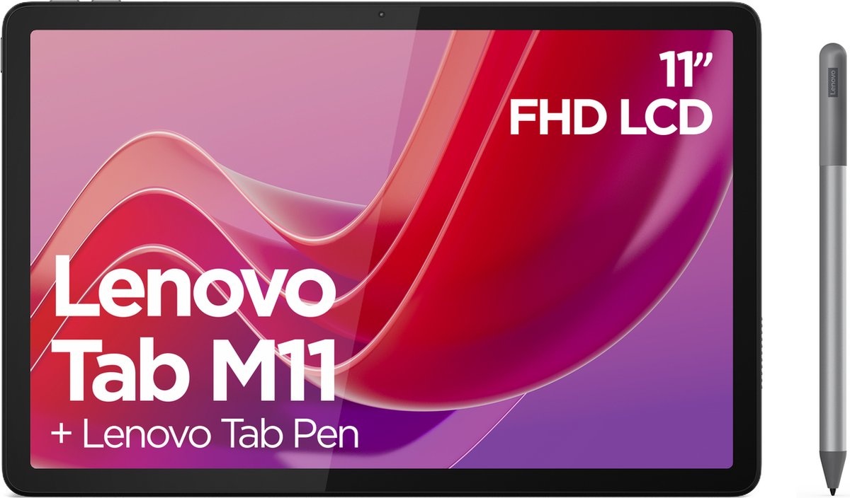 Lenovo Tab M11 128GB Grijs (ZADA0314SE) - Tablet