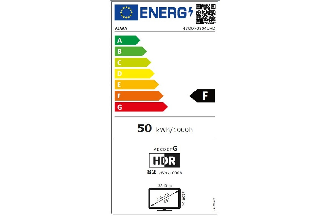 Aiwa 43GO70804UHD - 4K UHD LED TV.