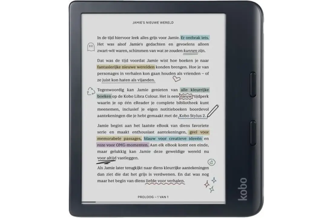 Kobo Libra Colour Zwart - E-reader.